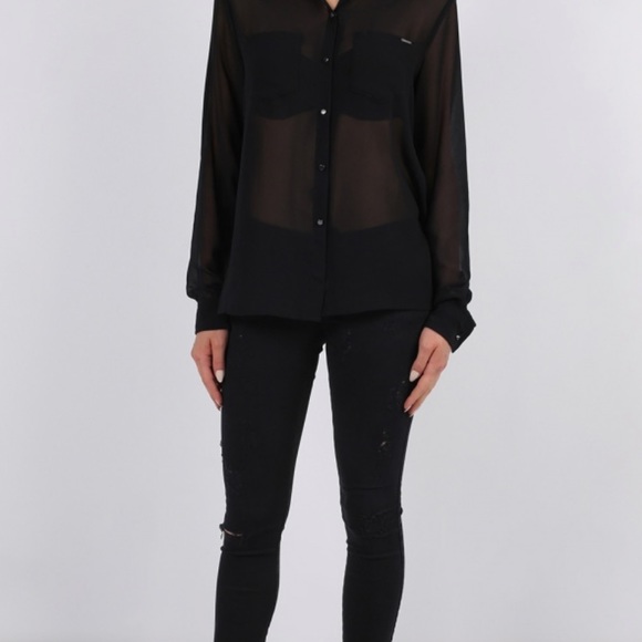 DIESEL Denim Collar Shirt XS - Picture 4 of 13